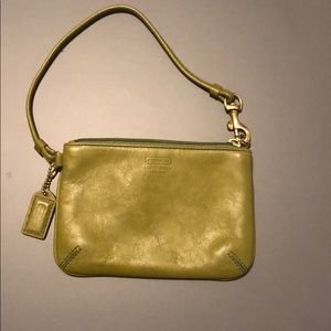 B2G1 COACH Wristlet Green